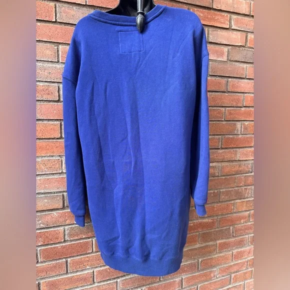 Superdry Blue Graphic Dress - Picture 4 of 6